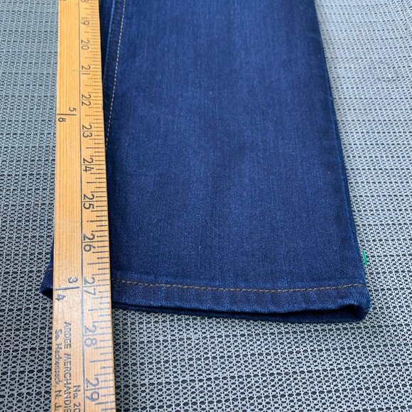 Lee Womens Size 8 Short Blue Mid-Rise Skinny Jeans Dark Wash Stretch Denim - Picture 6 of 9